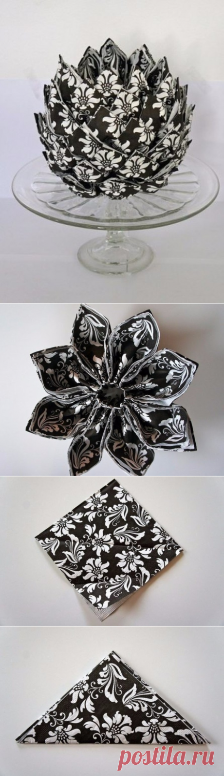 Складываем салфеточки! Красиво и просто