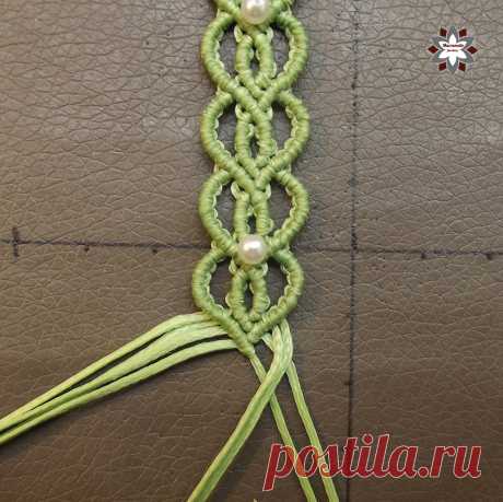 Tutorial: Easy heart pattern bracelet – Macramotiv