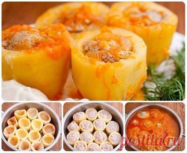 Фаршированная картошечка.