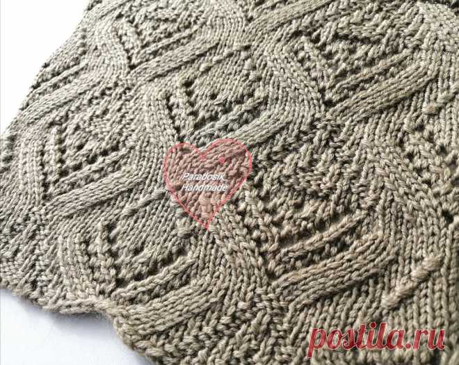 Ажурный квадрат недели: красивый узор на бежевом фоне | Paradosik_Handmade | Яндекс Дзен