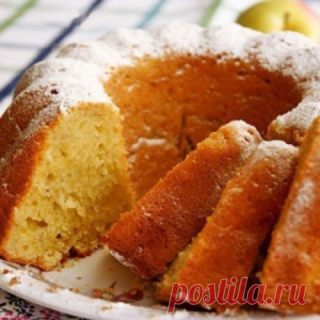 ЯБЛОЧНЫЙ КЕКС НА СМЕТАНЕ
