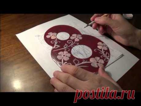 Открытка на 8 марта своими руками. Отличный подарок маме, бабушке. How to make a greeting card - YouTube