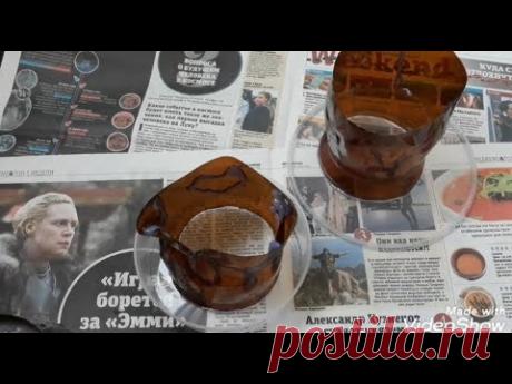 МК-Идея! Цветочные горшки с надписями!/ Из бетона/Своими руками!