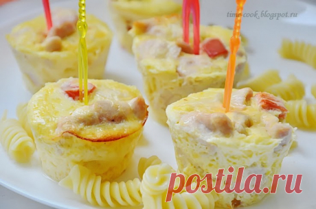 Мастерская на кухне: Мини-запеканки с курицей и помидором