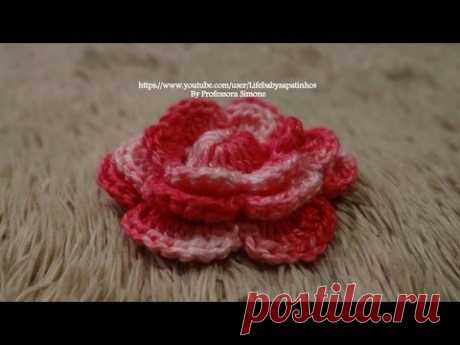 Passo a passo Flor Anne-3D