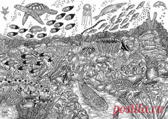 Некоторые работы действительно мощные...а ведь он еще совсем маленький мальчик....