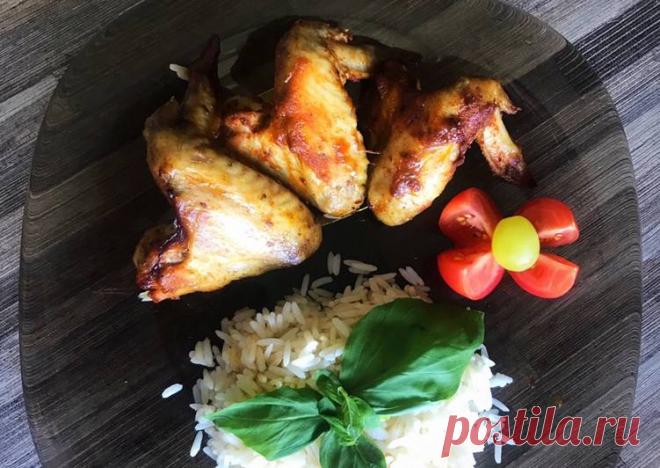 Куриные крылышки в духовке в медово - горчичном соусе - пошаговый рецепт с фото. Автор рецепта Катерина . - Cookpad