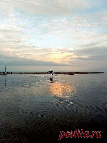 Утром ранним, яхтенный поход, облака, туризм, вода, море, 08 июня 2013