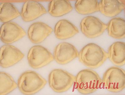 Пельмени, способ лепки : Рецепты теста