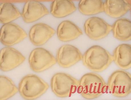 Пельмени, способ лепки : Рецепты теста