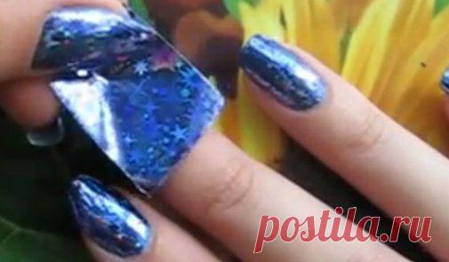 Блестящая идея: маникюр с фольгой! Как сделать маникюр с помощью фольги в домашних условиях