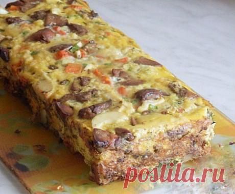 Вкуснейшая запеканка из куриной печени Запеканка делается очень просто и из доступных продуктов. Печень куриная — 500 гЯйцо куриное (отварные- 5 шт,сырые — 7 шт) — 12 штМорковь (отварная,средняя) — 1 штЛук зеленый — 1 пуч.Зелень (любая) — 1 пуч...
