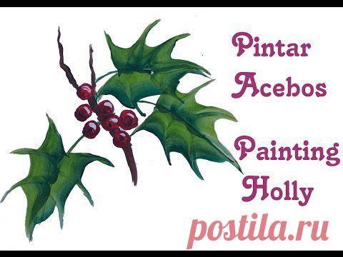 уроки росписи одним мазком с Cristina Aguilera.видео