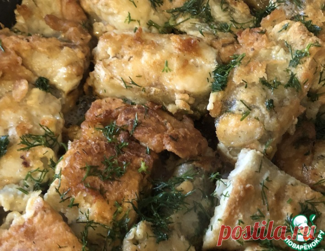 Минтай жареный – кулинарный рецепт