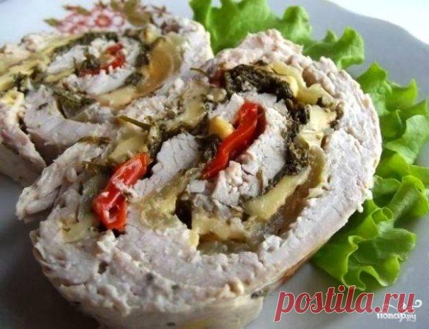 Рулет из индейки - пошаговый рецепт с фото на Повар.ру