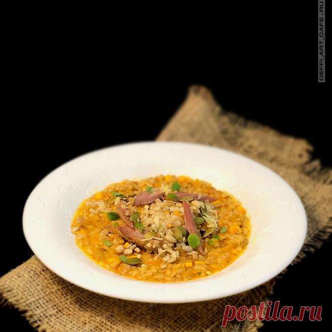 ПЕРЛОВКА С ТЫКВОЙ И УТКОЙ. ДВА СПОСОБА. | DEFFI_ART_CAFE