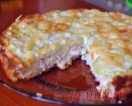 Лёгкий куриный пирог