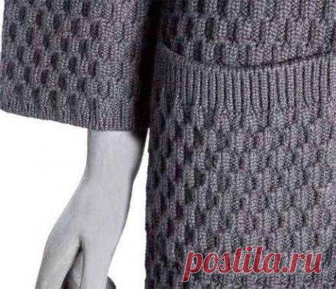 Плотный узор спицами. Узор спицами для верхней одежды | Домоводство для всей семьи.