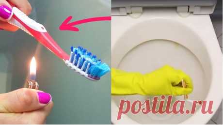 Необычные способы использования зубной щетки | Делимся советами