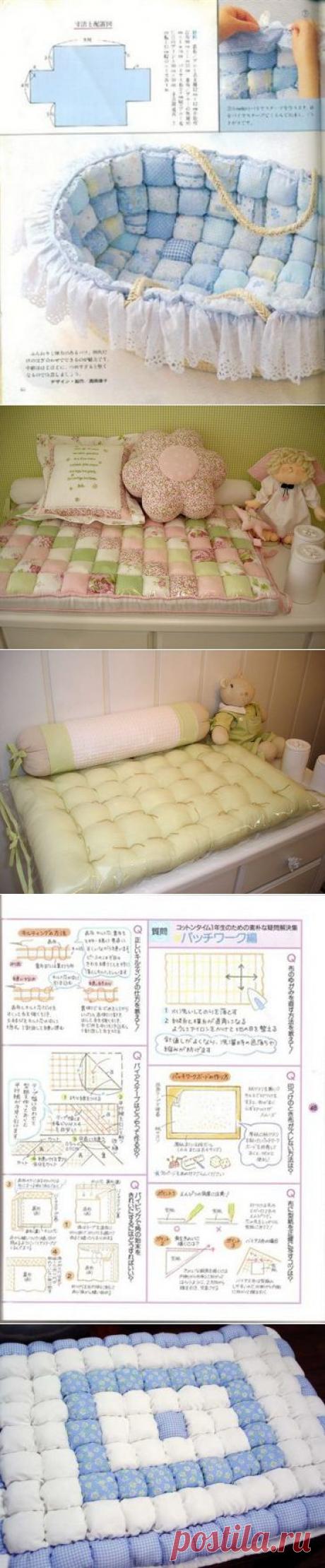 Матрасик для новорожденного :)))
Мастер-класс: https://www.liveinternet.ru/users/4866826/post235330431/