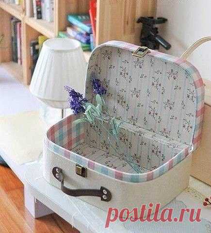 Портниха Яниха - Ткани-Фурнитура-Аксессуары
Мастерим своими руками чемодан из картона и ткани :