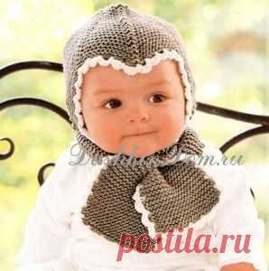 Шапочка для новорожденного спицами (14 моделей с описанием) | Дашкин Дом