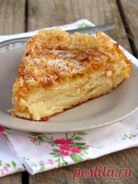 dolphy - Нежный яблочный пирог с хрустящей корочкой