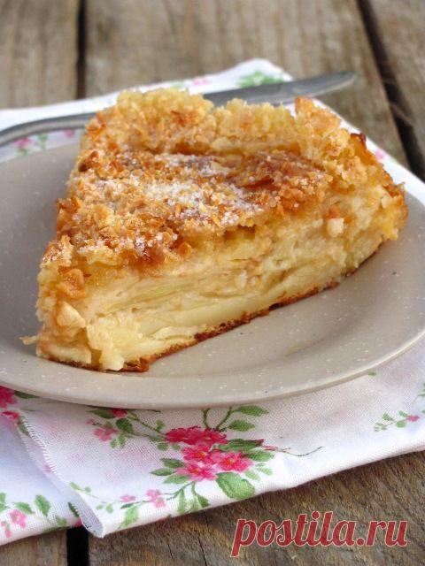 dolphy - Нежный яблочный пирог с хрустящей корочкой