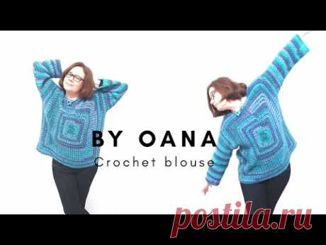 Maglia granny variante all'uncinetto by Oana