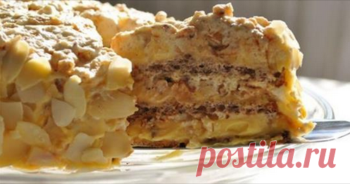 Диетический торт «Египетский» без муки, сахара и масла