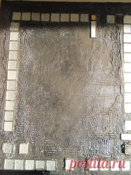 Работа с декоративной штукатуркой и мозаикой.