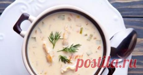 Нежнейший куриный суп с плавленым сырком