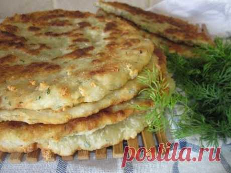 Рецепт - Сырные лепёшки