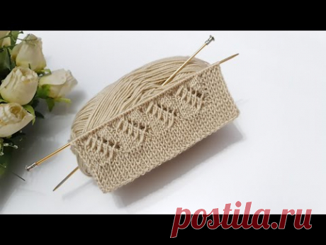 İki şiş çok güzel örgü modeli / yelek hırka modelleri / knitting crochet