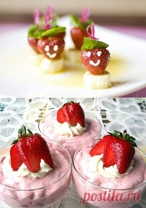 Десерты из клубники / Простые рецепты
