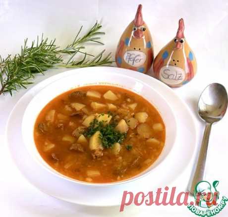 Картофельный суп с колбасками. Простой, густой суп-рагу из картофеля и колбасок, готовится очень быстро, с разными колбасками получается всегда разный вкус.