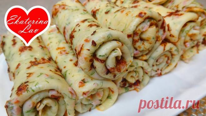 БЛИНЫ С СЫРОМ, ВЕТЧИНОЙ и УКРОПОМ! Закусочные блинчики на молоке! Сырные блины! Масленица! Блины на молоке с сыром, ветчиной и укропом! Масленица!Молоко - 2 ст (500 мл)Мука - 1,5 ст (240 г)Яйца - 4 штРастительное масло - 4 ст.лСыр (твердый) - 100 гВетчина - 100 гСахар - 1ст.лСоль - 0,5 ч.лПучок укропа (по вкусу)