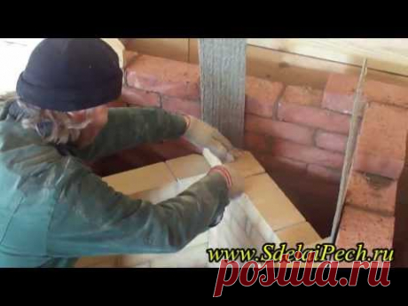 Угловая каминопечь