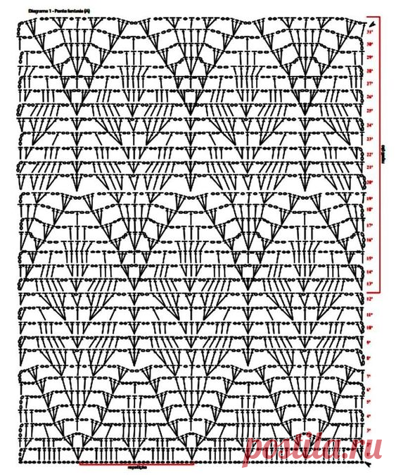 Пуловер, туника, жакет крючком со схемами - Интересные и красивые варианты | Вязание крючком | Дзен