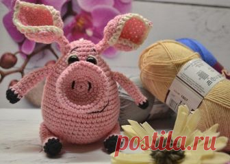 Поросенок крючком амигуруми | Схемы игрушек амигуруми