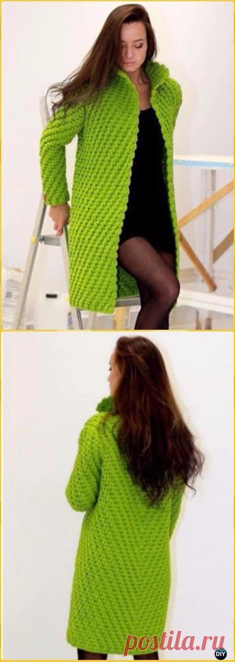 Вязание Крючком Женщин Свитер Пальто Кардиган Свободные Модели