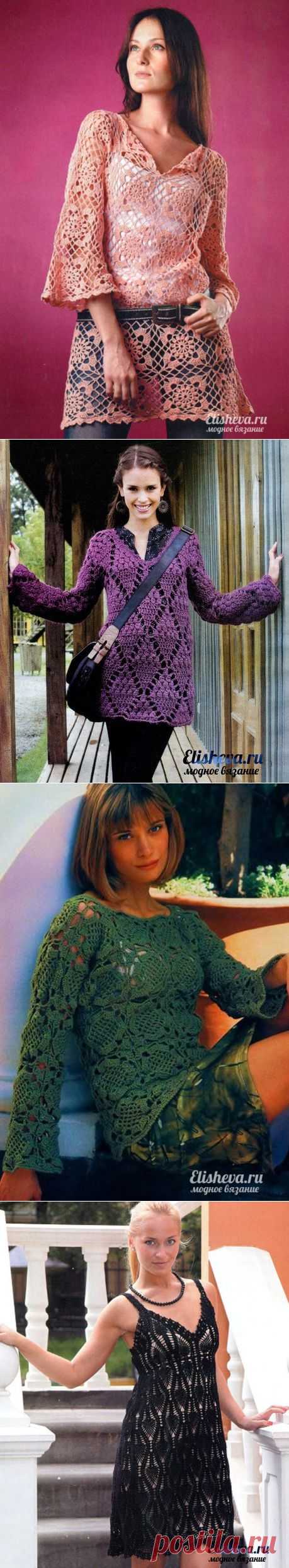 Вязание крючком. Описания к моделям, схемы » Страница 13