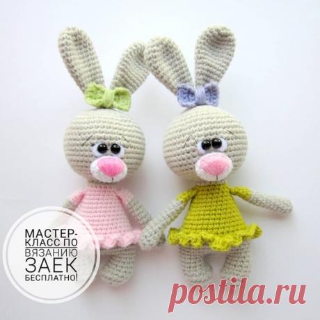 Игрушка "Зайка" крючком
Автор: @foxboxru
#игрушки@rukodelimsami