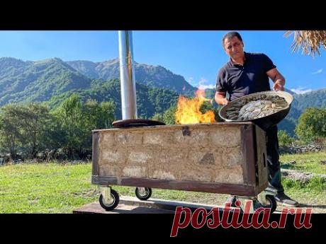 Построил Печь на Колесах специально для этого Рецепта! Расслабляющее видео