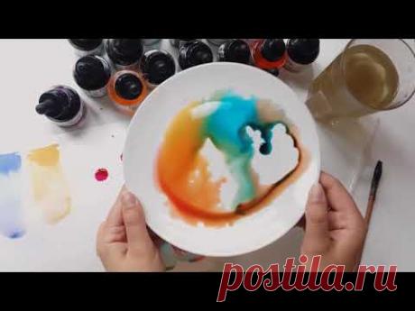 АКВАРЕЛЬНАЯ АЛХИМИЯ✨ - ОБЗОР ЖИДКОЙ АКВАРЕЛИ ECOLINE♥️