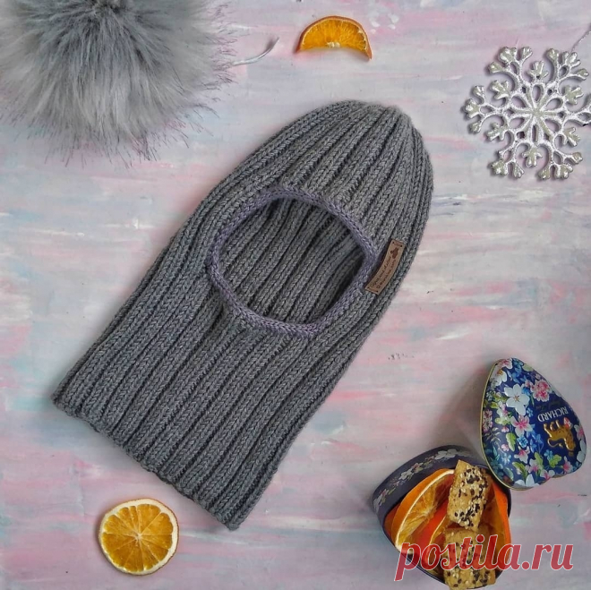 Шапка-шлем от sorokina_knits