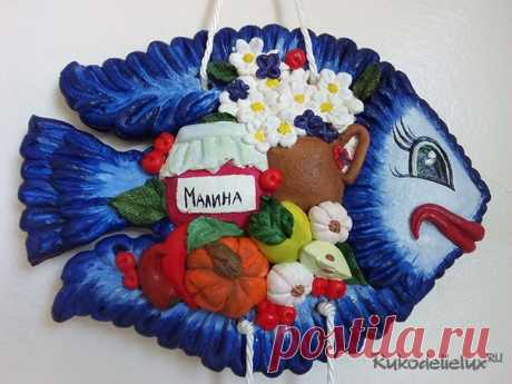 Необычное панно из солёного теста