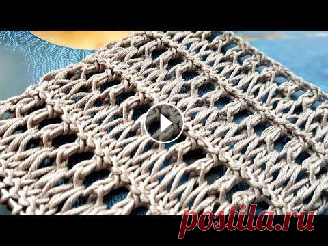 Hi, my name is Anna, this video will show a lesson on knitting a relief pattern knitting needles. I used a sample yarn: vita cotton charm. Thank you f...