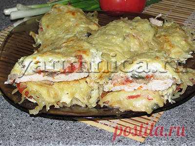 Рецепт запеченного куриного филе
