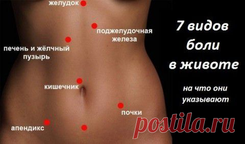 7 видов боли в животе. Все болезни на лице. Первичная диагностика